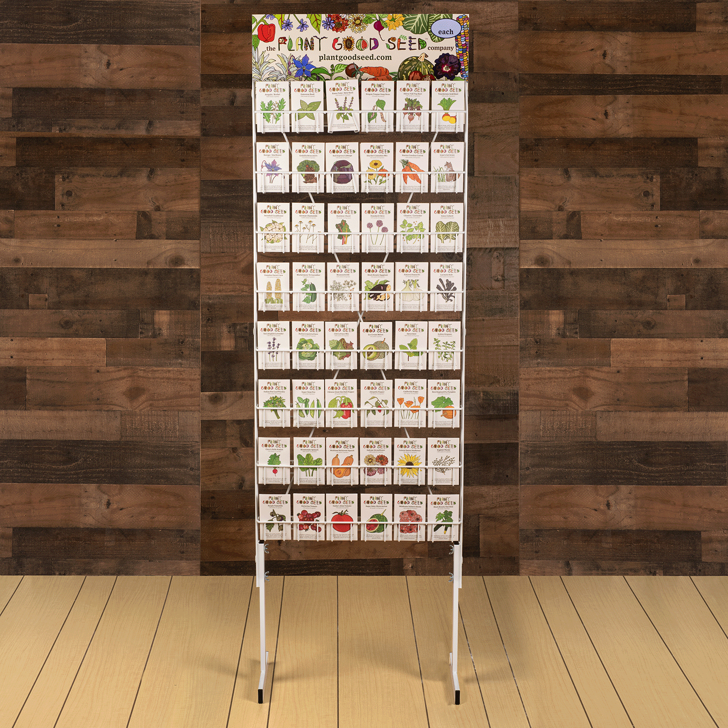 Park Hill Wooden Seed Packet Display