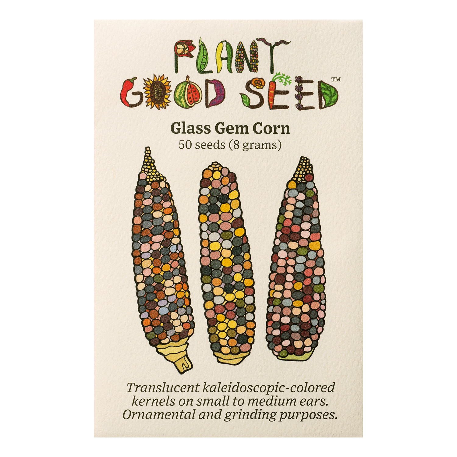 Corn Seeds - Glass Gem